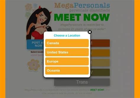megapersonals login Create your
